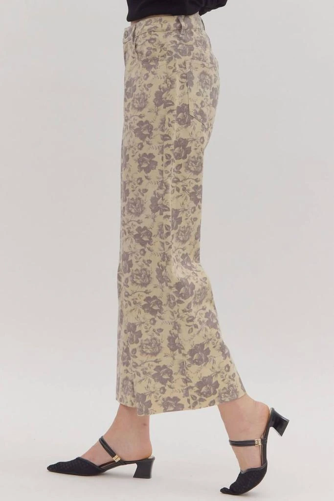 entro Entro - Vintage Rose Ankle Pants 3