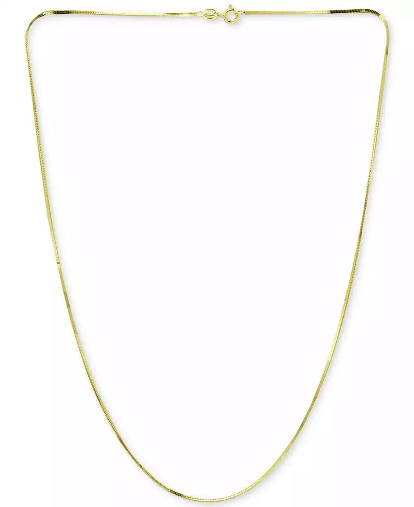 Giani Bernini Square Snake Link 24" Chain Necklace in 18k Gold-Plated Sterling Silver, Created for Macy's 1