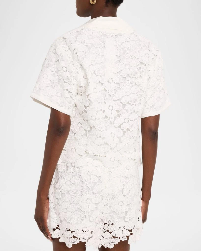 SIMKHAI Glenn Lace Camp Shirt 3