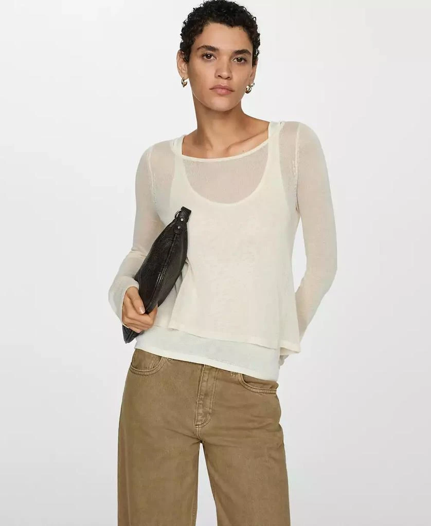 Mango Women's Bet High-Rise Balloon Jeans 5