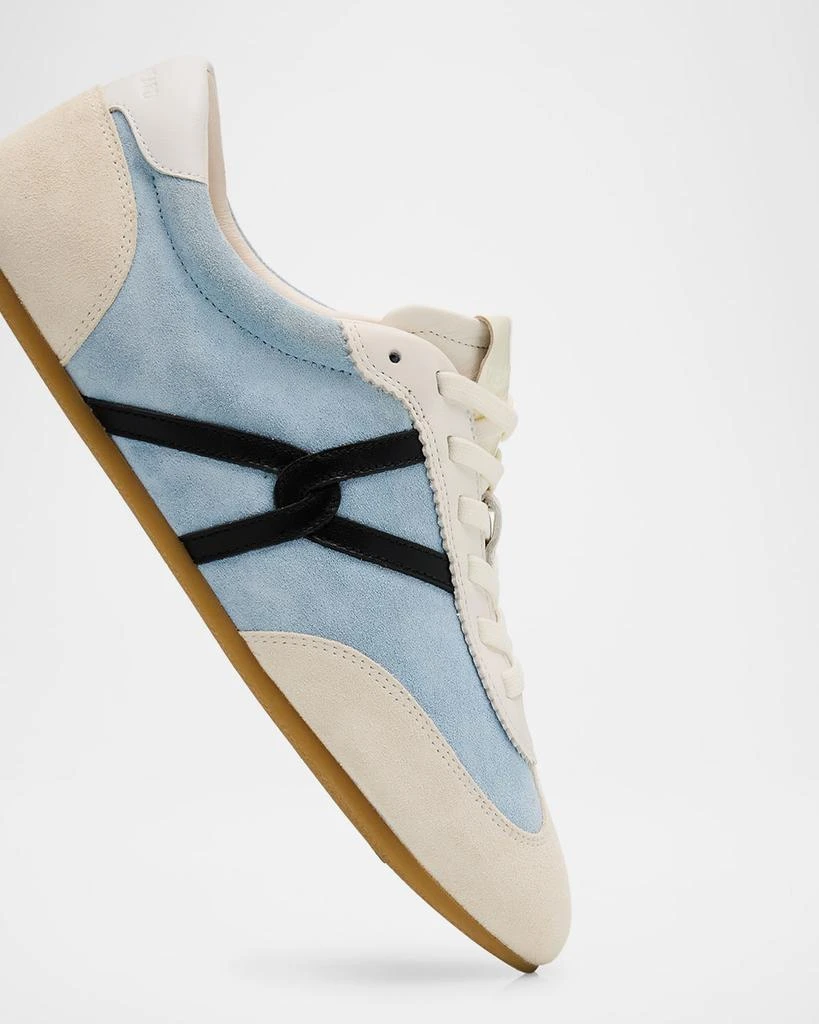 VERONICA BEARD Riviera Colorblock Leather Sneakers 6