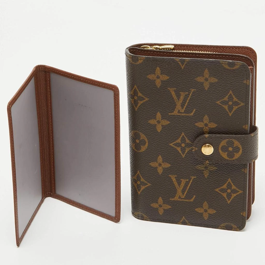 Louis Vuitton Louis Vuitton Monogram Canvas Porte Papier Zippe Wallet 3