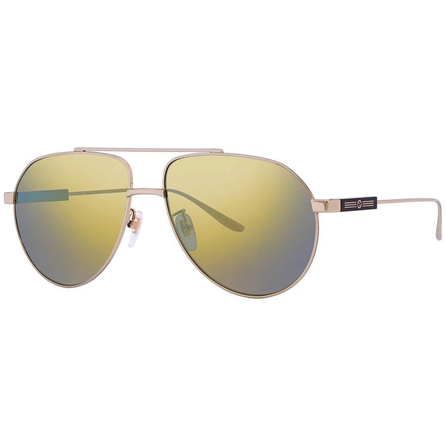 NEW GG1311S 002 AVIATOR UNISEX GOLD SUNGLASSES GUCCI GUCCI GG1311S 002 Gold/Yellow To Grey Gradient Mirror 61-15  main image 3