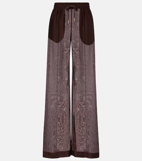 Tom Ford Cotton and silk palazzo pants 1