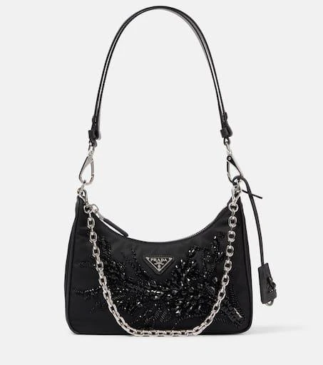 Prada Re-Edition embellished shoulder bag 1