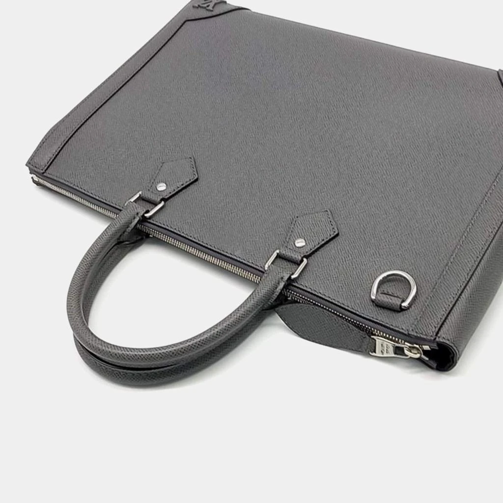 Louis Vuitton Louis Vuitton Grey Taiga Leather Slim Briefcase Bag 4