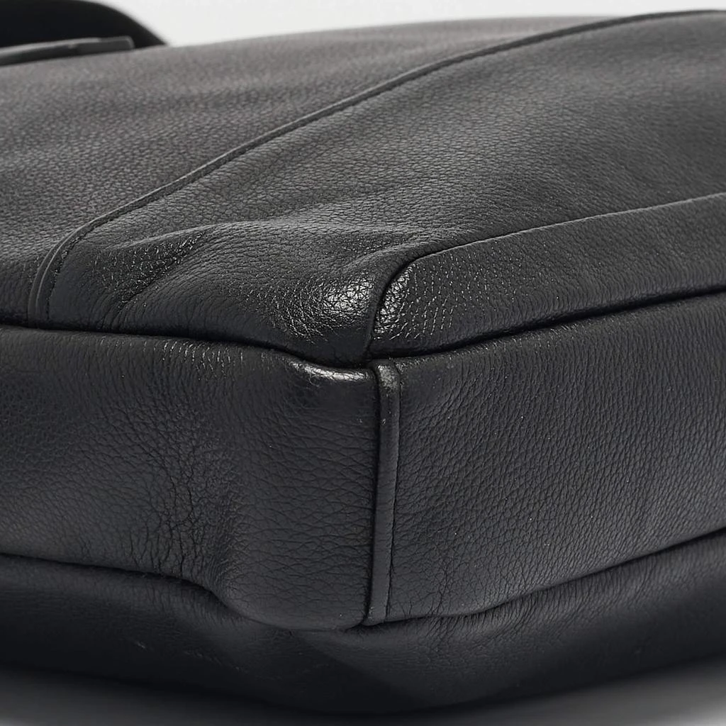 Tumi Tumi Black Leather Double Zip Briefcase Bag 14