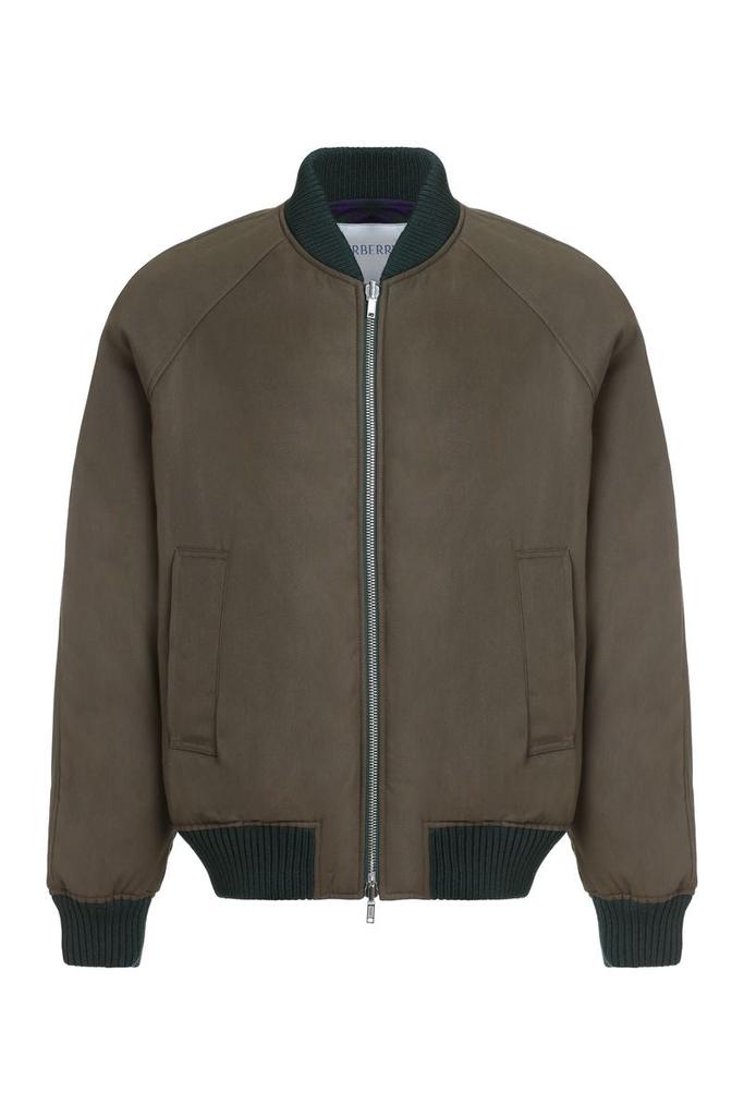 Shop Burberry Wool Bomber Jacket on Sale at BeyondStyle