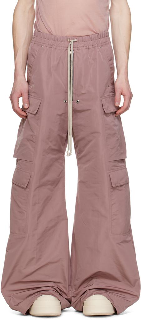 Rick Owens Pink Cargobelas Cargo Pants IT-46-WAIST-US-30 Rick Owens Pink Cargobelas Cargo Pants IT-46-WAIST-US-30