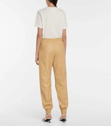 Jil Sander Ankle-zip leather pants 3