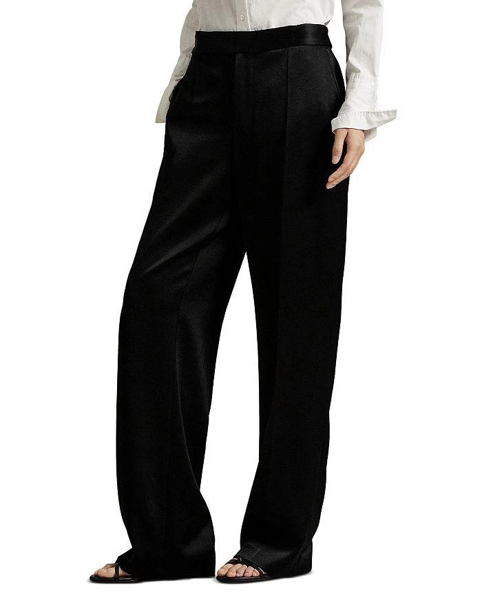 Ralph Lauren Satin Relaxed Straight Pant