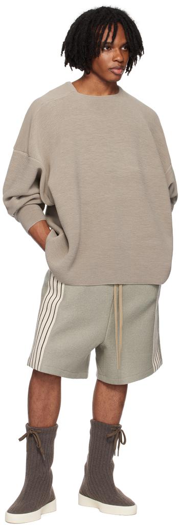Fear of god Gray Moc Knit High Sneakers - Casual Shoes Fear of god Gray Moc Knit High Sneakers - Casual Shoes