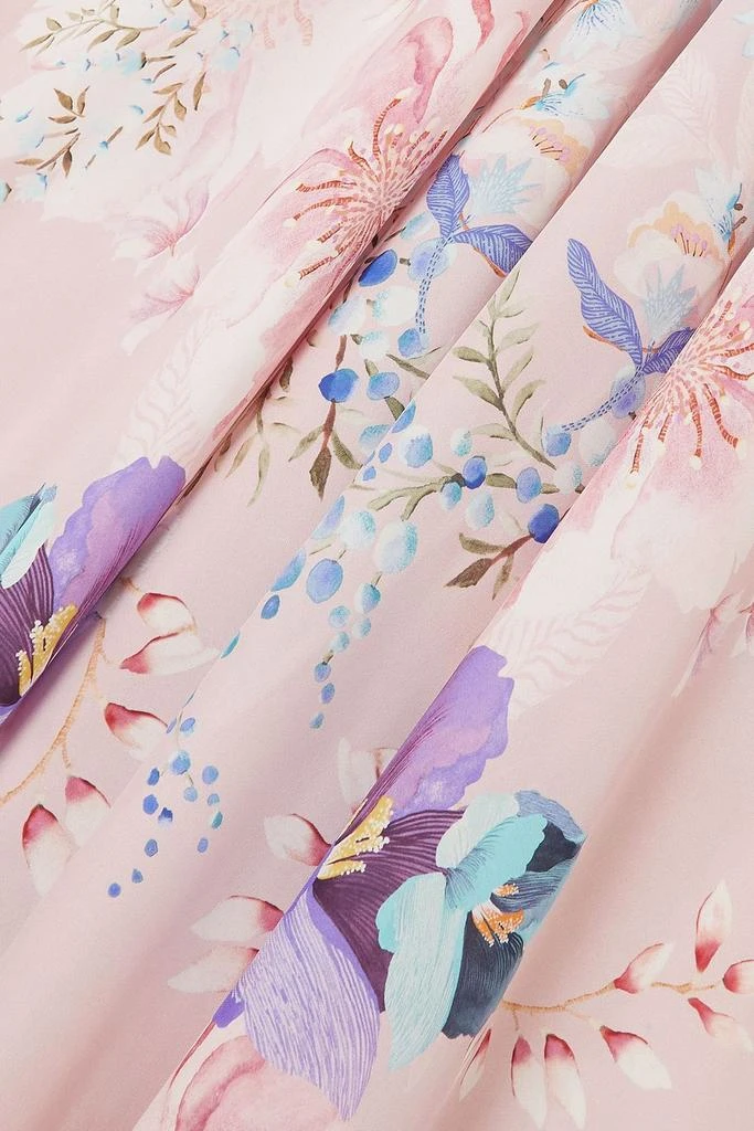 MENG Printed silk-georgette kaftan 4