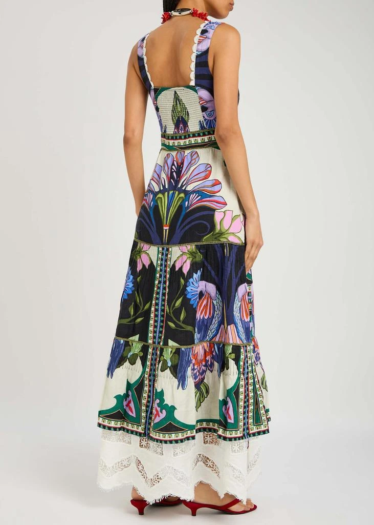 LUG VON SIGA Sena printed linen maxi dress 3