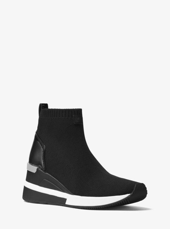 Michael Kors Skyler Stretch-Knit Sock Sneaker