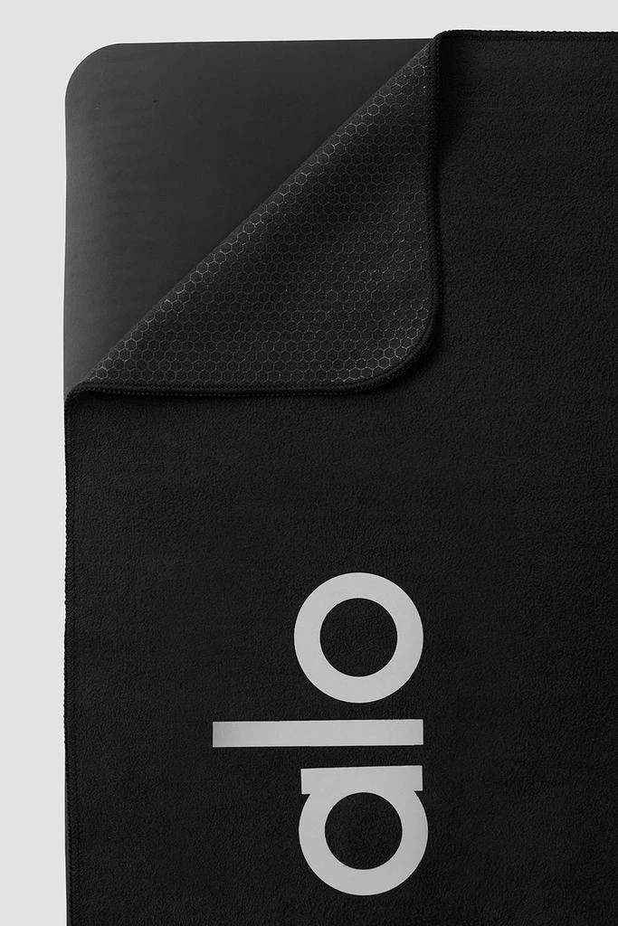 Alo Grounded No-Slip Towel - Black 2