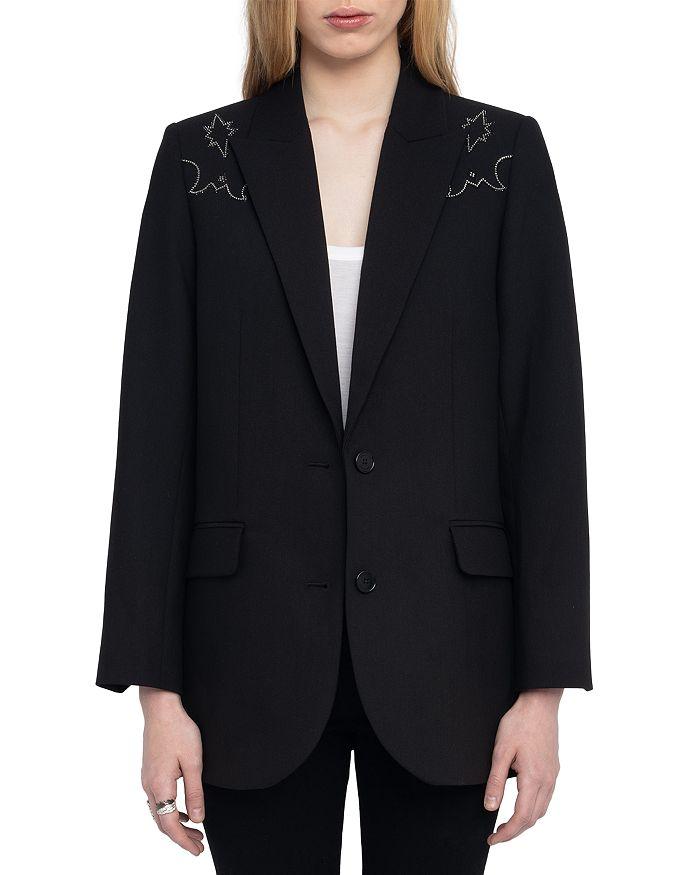 ZADIG & VOLTAIRE Viva Strass Western Blazer