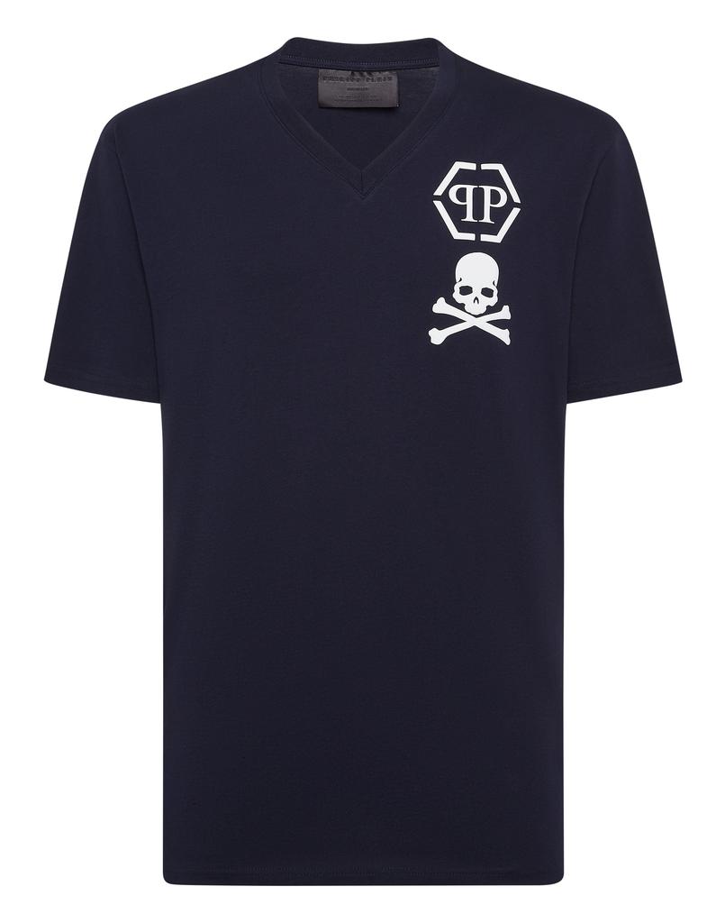 V-Neck T-Shirt Logo Skull – On Sale Now with Up to 61% Off