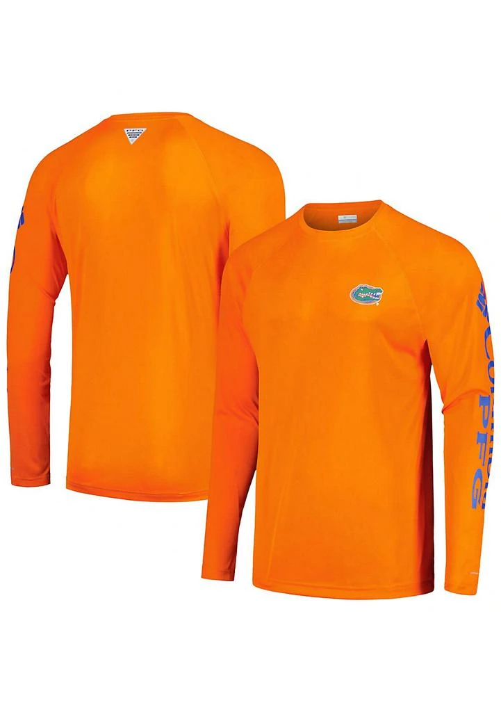 Columbia NCAA Florida Gators Terminal Tackle Omni-Shade Raglan Long Sleeve T-Shirt