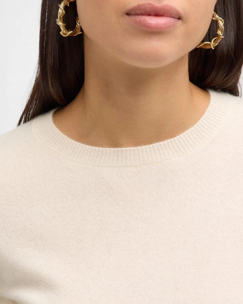 Sablyn Charleston Short-Sleeve Cashmere Sweater 7