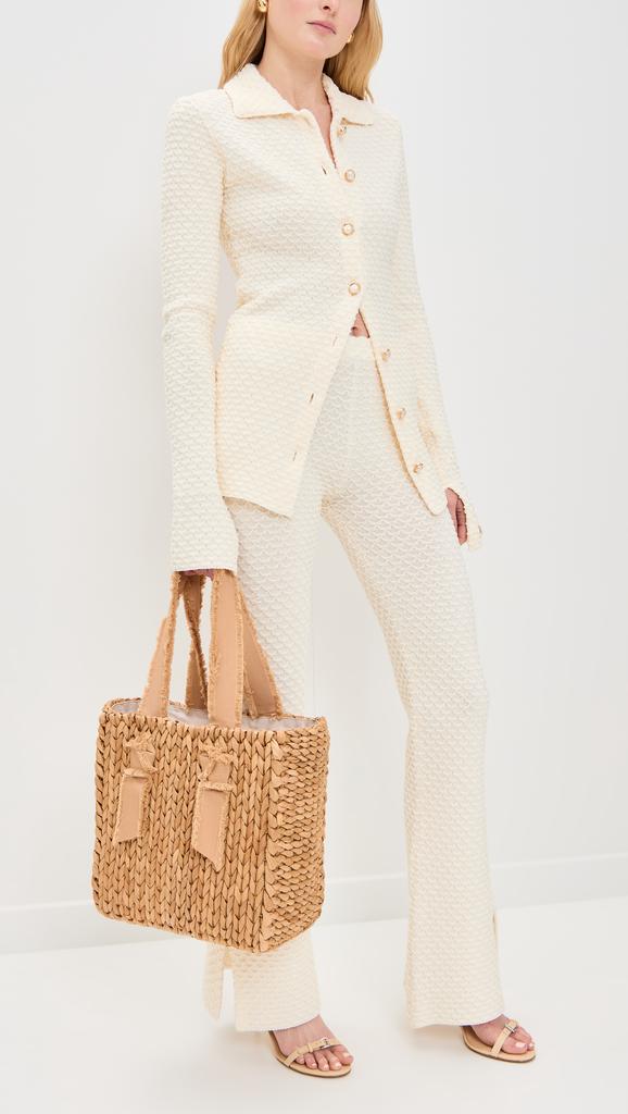 PAMELA MUNSON Petite Isla Bahia Fringe Tote