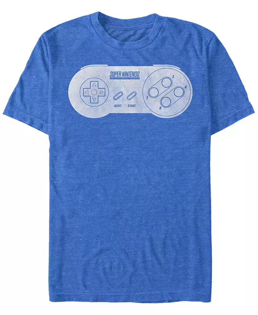 Nintendo Nintendo Men's Classic Super Nintendo Controller Short Sleeve T-Shirt
