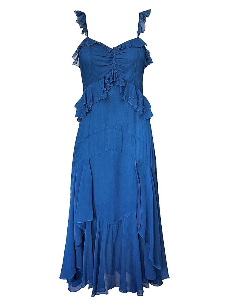 chiffon dress saks fifth avenue Mac Duggal Floral Cut-Out Chiffon Gown
