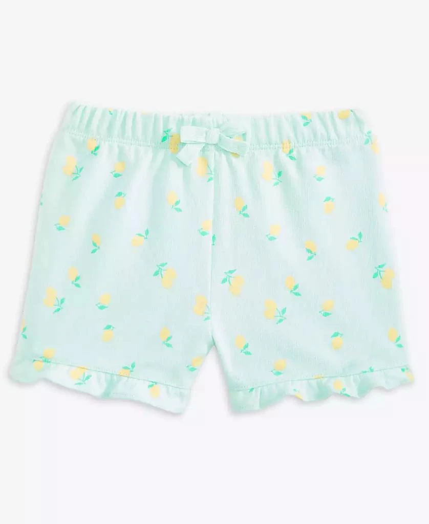 First Impressions Baby Girls
 French Terry Lemon Toss Shorts, Macy
s Exclusive