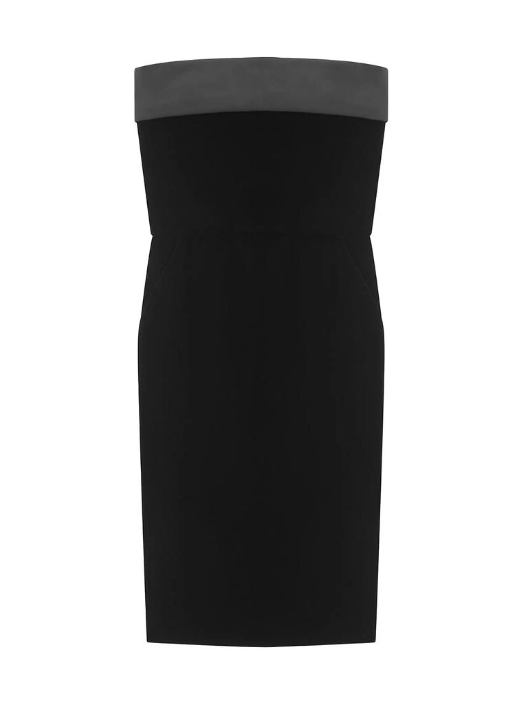 Yves Saint Laurent Strapless Pencil Dress in Velvet 1