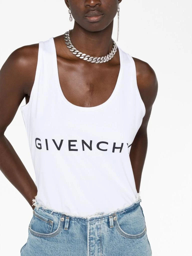 Givenchy GIVENCHY - Logo Cotton Tank Top 2