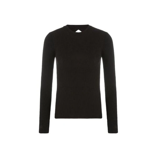 UNKNOW Fitted jumper with cut-out back 1