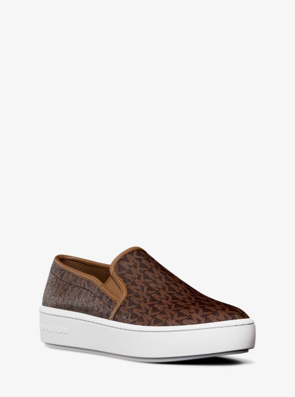 Michael Kors Teddi Signature Logo Slip-On Sneaker