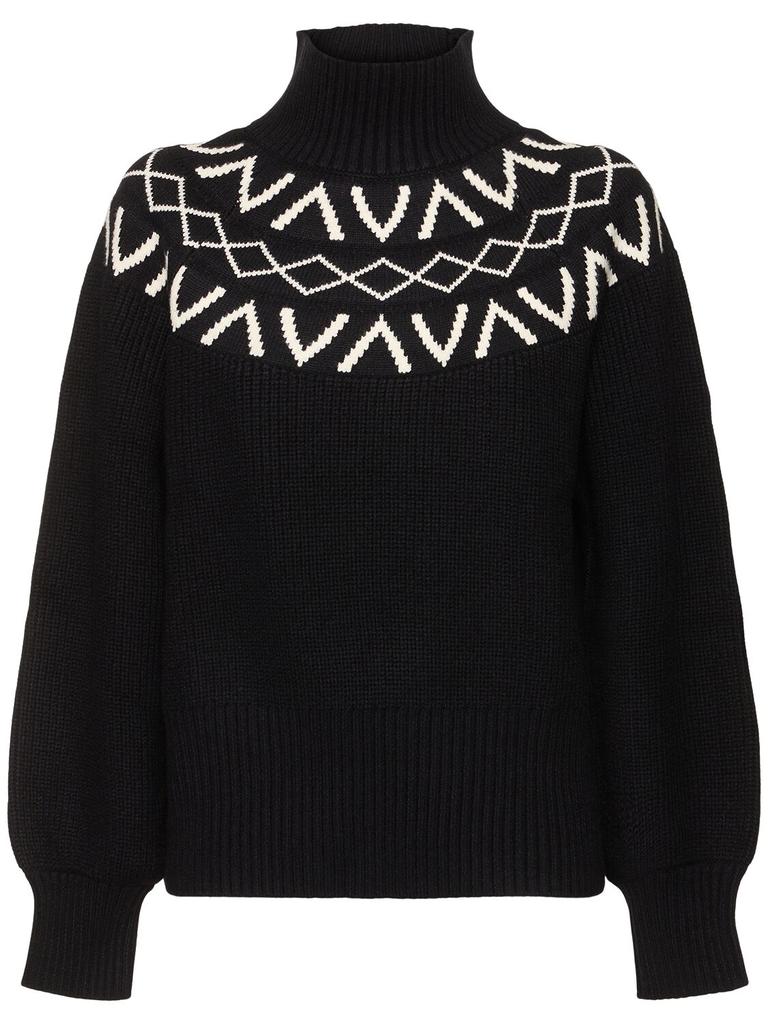 Varley Marcie Fairisle Knit Sweater