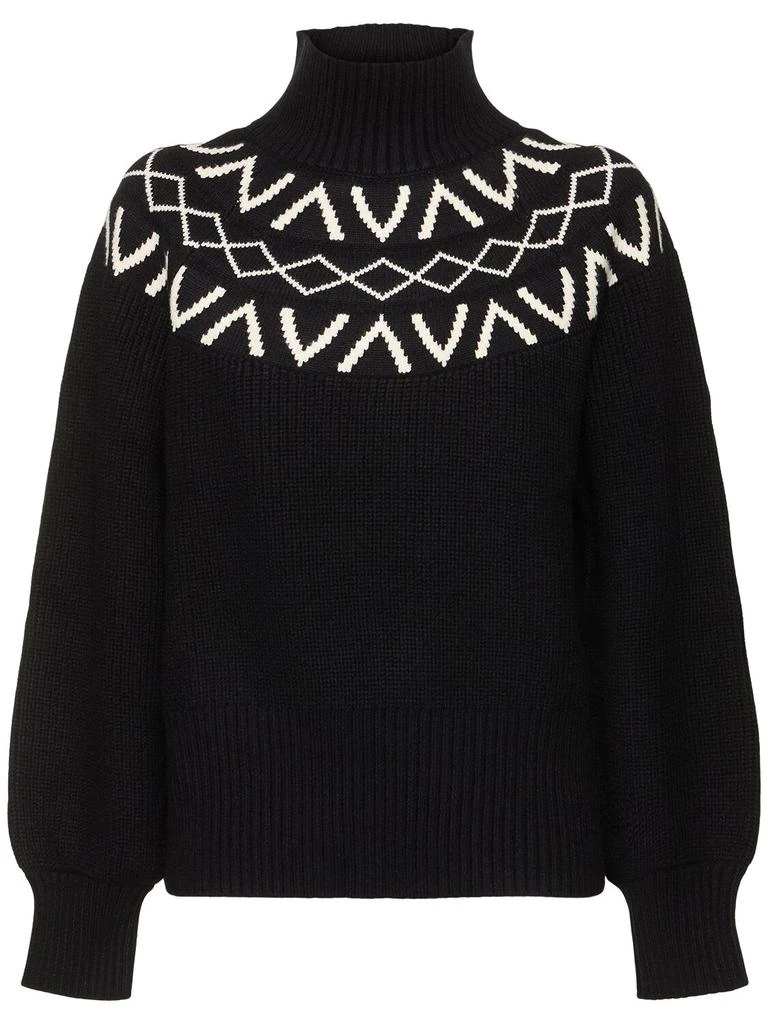 Varley Marcie Fairisle Knit Sweater 1