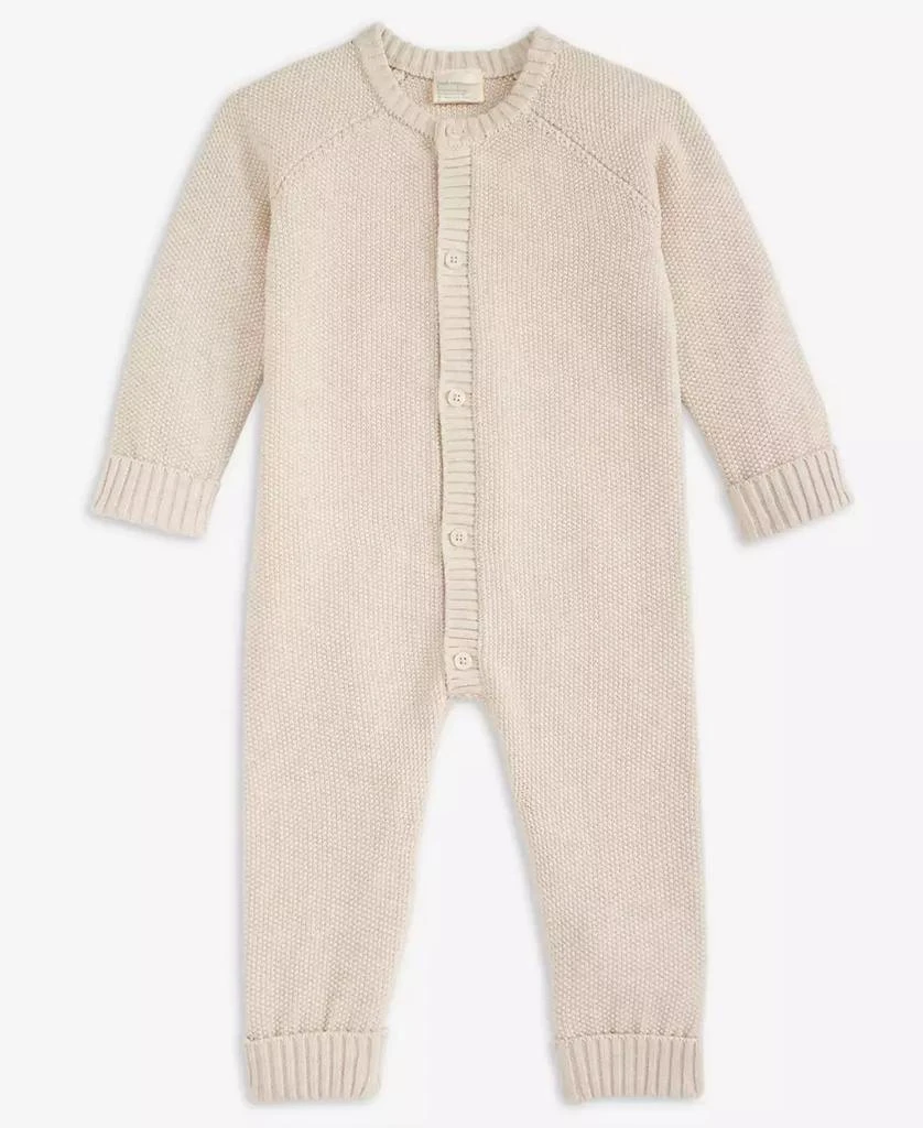 First Impressions Baby Cotton Long-Sleeve Sweater Romper, Created for Macy's 2