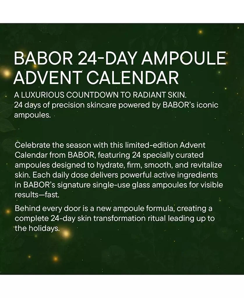 BABOR 24-Pc. Advent Calendar Ampoule Set 3