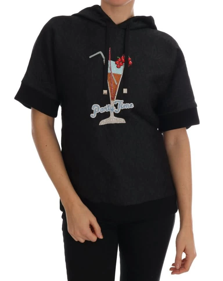 Dolce 
Gabbana Fairy Tale Crystal Hooded Women
s Sweater