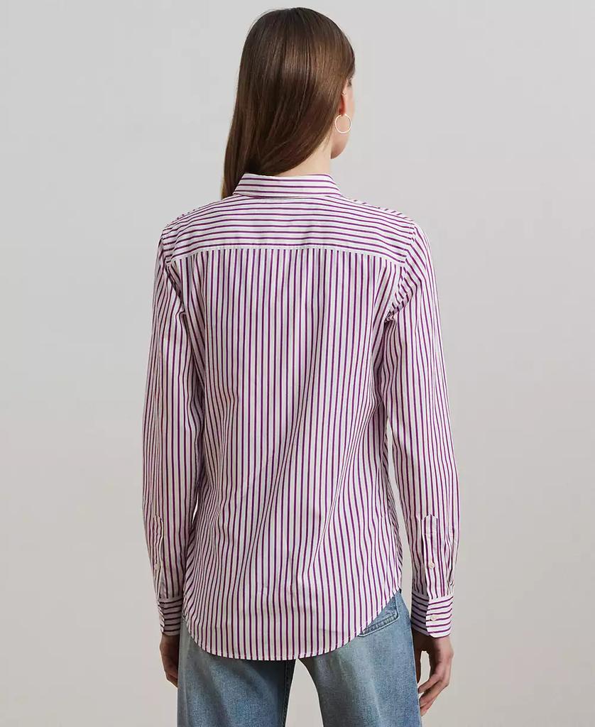 Ralph Lauren Women's Classic-Fit Striped Broadcloth Shirt, PXS-