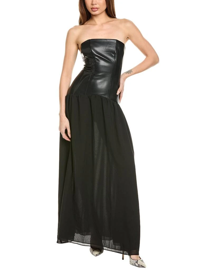 WeWoreWhat Strapless Corset Gown 1