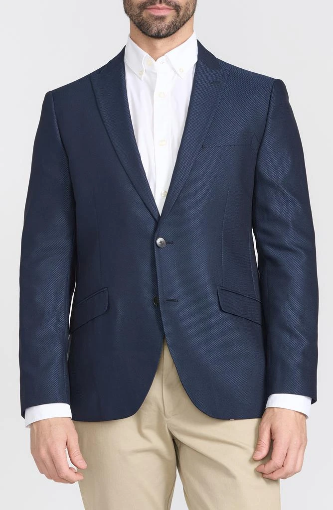 SAVILE ROW CO Slim Fit Geometric Printed Sport Coat 1