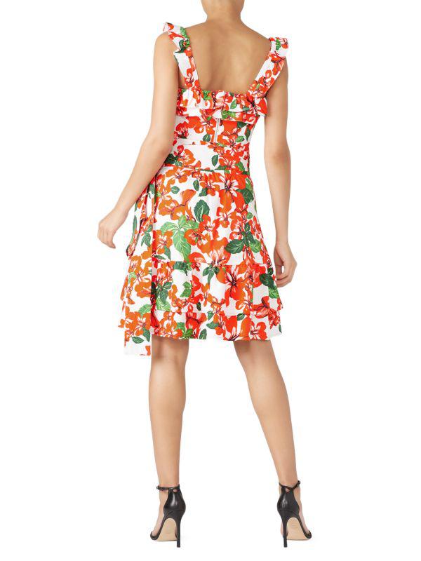 MARISSA WEBB Floral Midi Wrap Skirt
