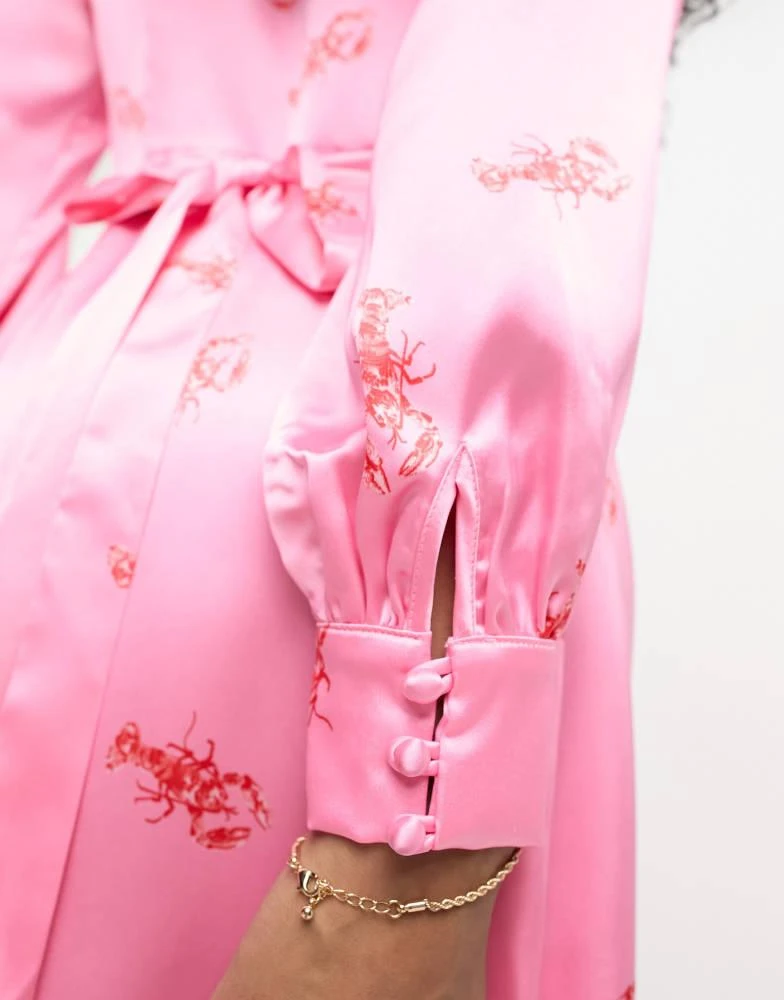 Never Fully Dressed Never Fully Dressed long sleeve lobster midaxi dress 3
