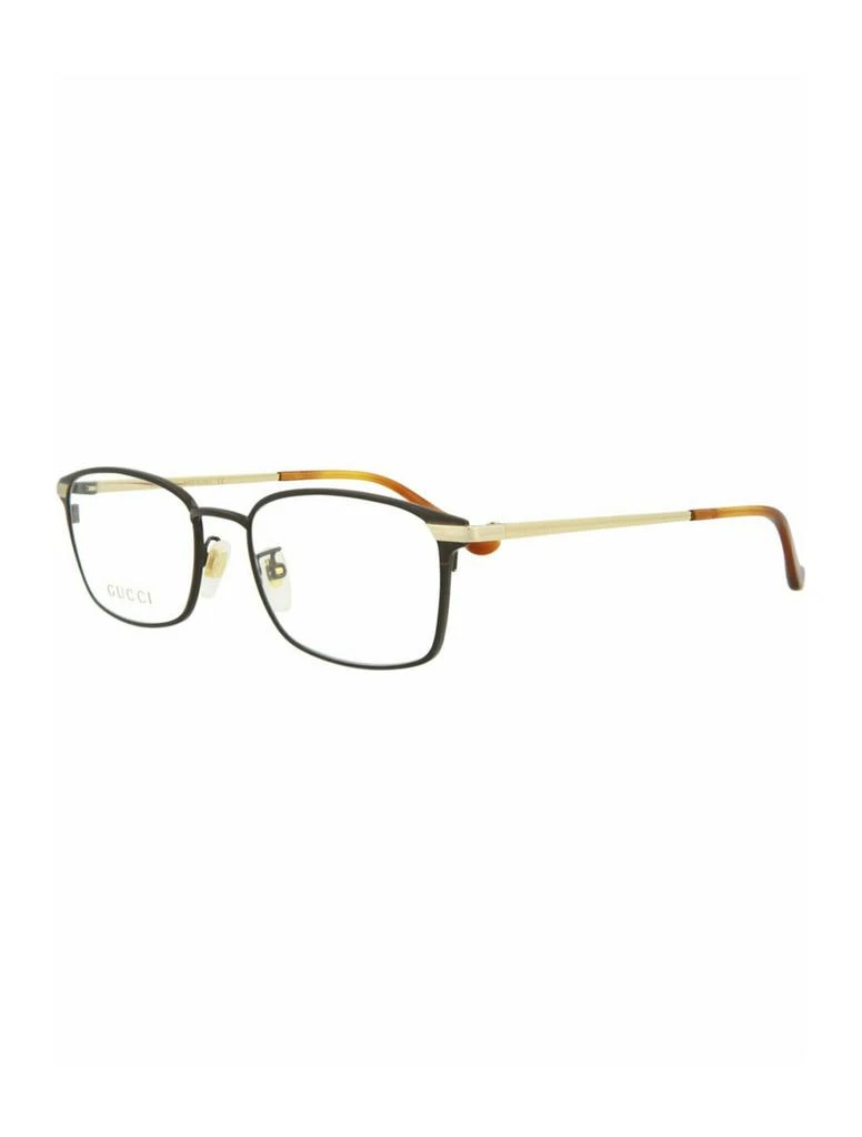 Gucci Square-Frame Metal Optical Frames 6