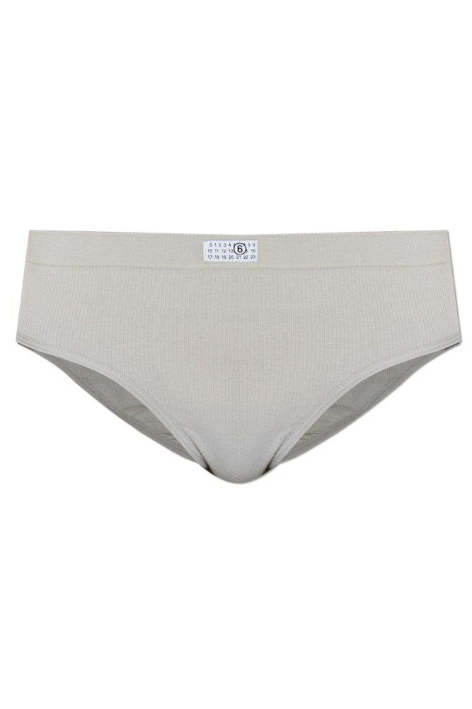 MM6 MM6 Maison Margiela Logo Cotton Briefs