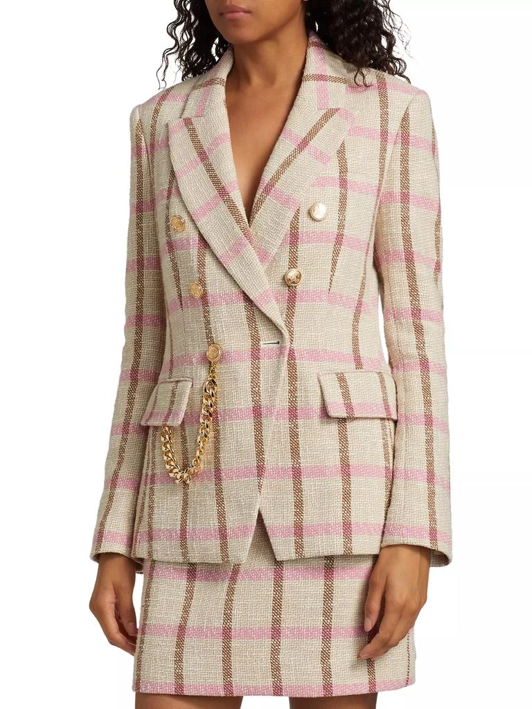 Toccin Kylie Double-Breasted Tweed Blazer 4