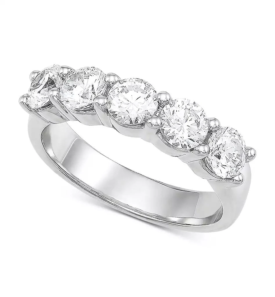 Grown With Love IGI Certified Lab Grown Diamond Anniversary Band (2 ct. t.w.) in 14k White or Yellow Gold 1