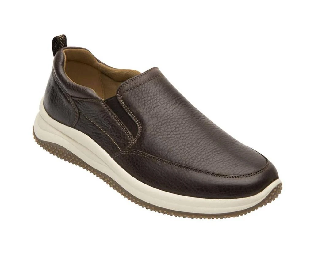 Flexi Slip-On Shoes In Dark Brown 2