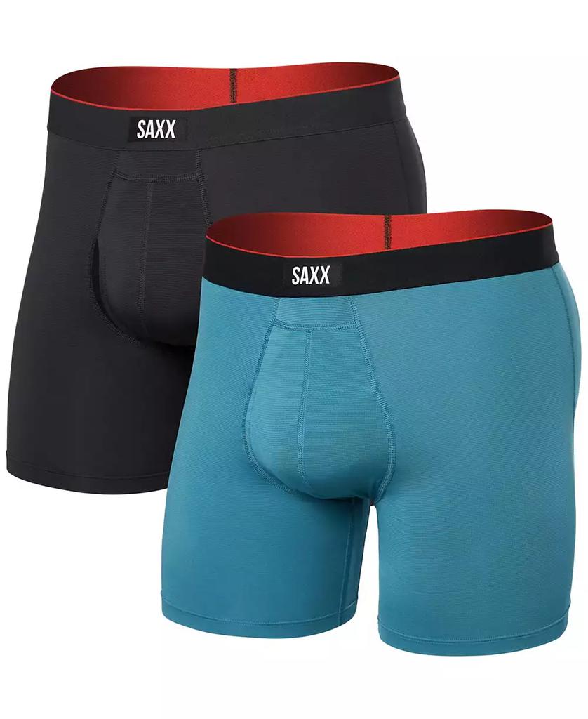 SAXX Men's Multi-Sport 2-Pk. Solid Mesh Boxer Briefs