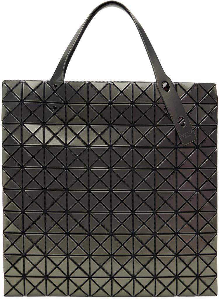 BAO BAO ISSEY MIYAKE Khaki Prism Metallic Tote