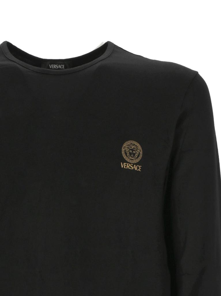 Versace Versace Pack Of Two Long-Sleeved Crewneck T-Shirts